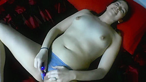 Cumming With Purple Vibrator