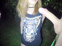 Cumonanna - Anna Gets Spitroasted In The Park