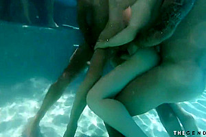 Cumswapping Trans Beauties Enjoy Pool Orgy With Korra Del Rio, Aubrey Kate And Shiri Allwood