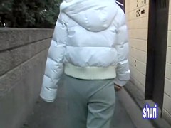 Cute Asian milf being followed and then got shuri sharked