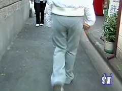 Cute Asian milf being followed and then got shuri sharked