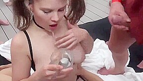 Cute Babe In GB And Bukkake - PolishViking
