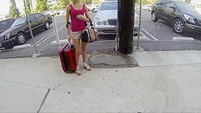 Cute Blonde Hitchhiker Sucks Thick Dick