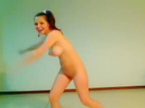 Cute Colombian Girl Dancing Nude