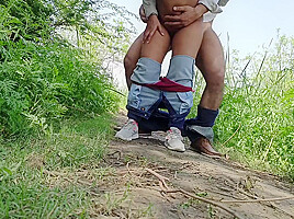 Cute Desi teen 18+ Naked Girl Fucked In Public