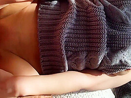 Cute Girl In A Sexy Sweater Gets Creampie 7 Min