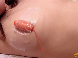 Cute Japanese Chick Gets Her Hairy Pussy Hammered On The Bed Pov