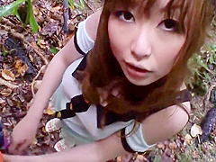 Cute Japanese College Slut With Big Natural Tits Got Fucked So Hard On The Beach