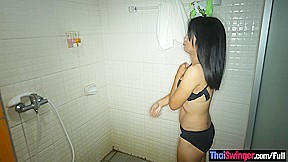 Cute amateur Asian teen 18+ love you short time caught on camera