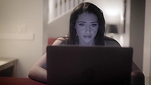 Cute dirty teen 18+ trades her pussy to save a slut privacy