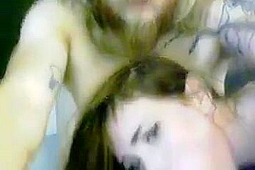 Cute girl nice lips blows her man
