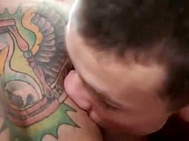 Cute twink seduces straight guy with big cock