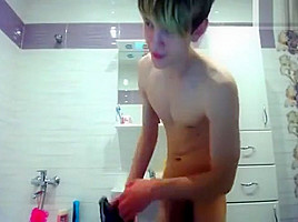 Cutest Blond Boy Big Dick Cum GayCamTube