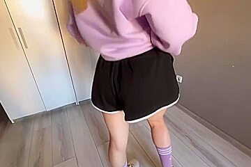 Cutie Shows Her Body And Helps Her Boyfriend Cum After Passionate Sex