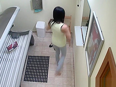 Czech Brunette Secretly playing with Pussy