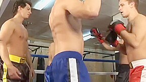 Czech boys in the boxing ring 