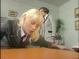 Czech legal-age teenagers 18+ getting spanked