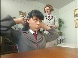 Czech legal-age teenagers 18+ getting spanked