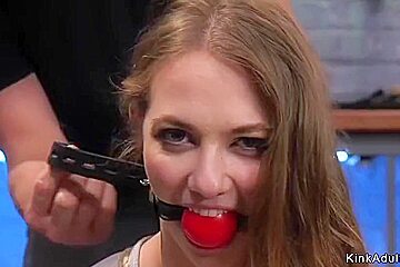 Dark Haired, Samantha Hayes And Xander Corvus In Gets Gag Blowing Off Training