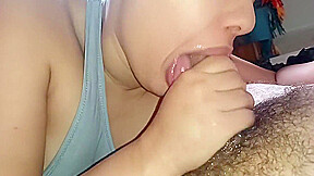 Deep Throat, Hot Blowjob And Filled With Saliva