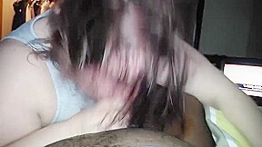 Deep Throating Daddys Dick