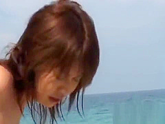 Delectable idol Rino Kamiya enjoys rear fuck