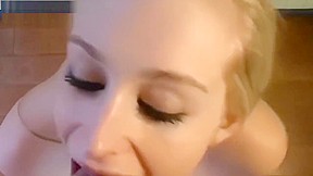 Delightful blonde teen 18+ lured into having sex on camera