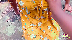 Desi Auntie Hard Fucked Her In The Forest