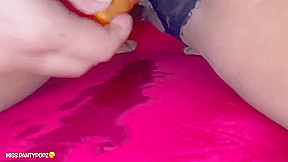 Desi Babe Fucks Easter Bunny’s Carrot And Squirts!