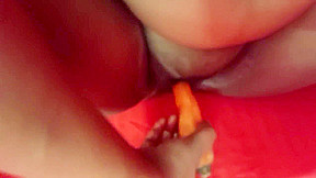 Desi Indian Girl Masturbate With Carrot