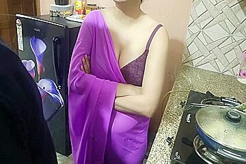 Desi Indian Step Mom Surprise Her Step Son Vivek On His Birthday Dirty Talk In Hindi Voice
