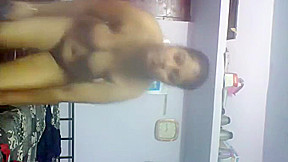 Desi Self Records Her Dress Changing Video