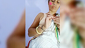 Desi Village Bhabi Hot Romantic Show Dirty Talking With Husband