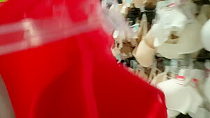 Diaper Girl Wets Herself While Shopping Bras And Panties