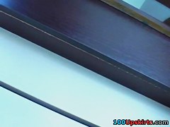 Dirty upskirt view of a sweetheart