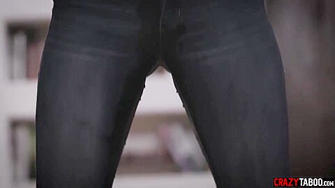 Disciplinary Stepdaddy Makes Stepdaughter Wet Herself