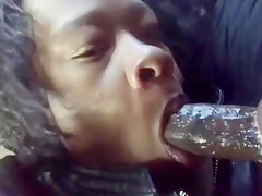 Disrespectful bitch love lying to suck dick and love tooting her
