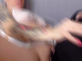 Dominant pussy licking by her masked slave by Femdom Austria