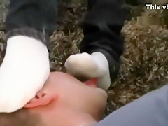 Domination Foot Worship and white socks