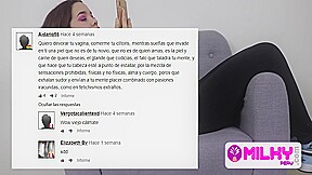 Donas Vagina Gets Wet When Reading Fans Comments