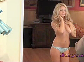 Donna in blue panties - Alluringvixens