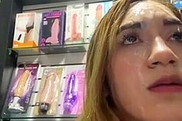 Double Facial Public Cum Walk