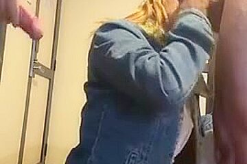 Double Facial Public Cum Walk