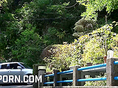 Double Japanese Couple Sex Excursion In The Nature