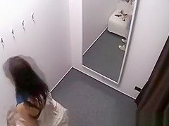 Dressing room at the store 
