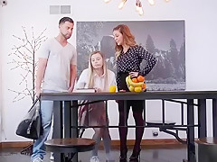 Dude fucks step mom and her stuent bdsm
