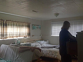 EPIC spy! Dumb slut young Step sister spied undressing after school