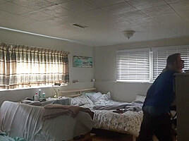 EPIC spy! Dumb slut young Step sister spied undressing after school