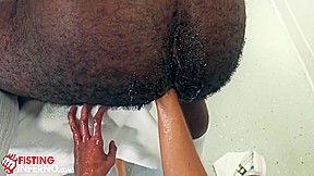 Ebony Bear Gets Fixed By Vaseline And A Fist With Micah Martinez
