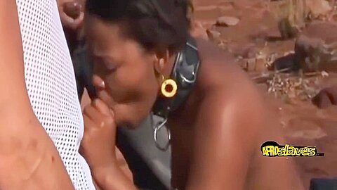 Ebony Chick Talked Into Riding Dick